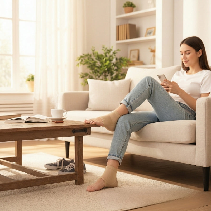 Marche sans grimacer, même après une longue journée.
